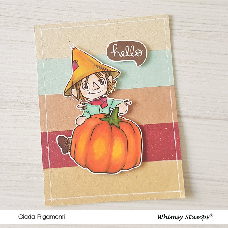 Pumpkin Scarecrow - Digital Stamp