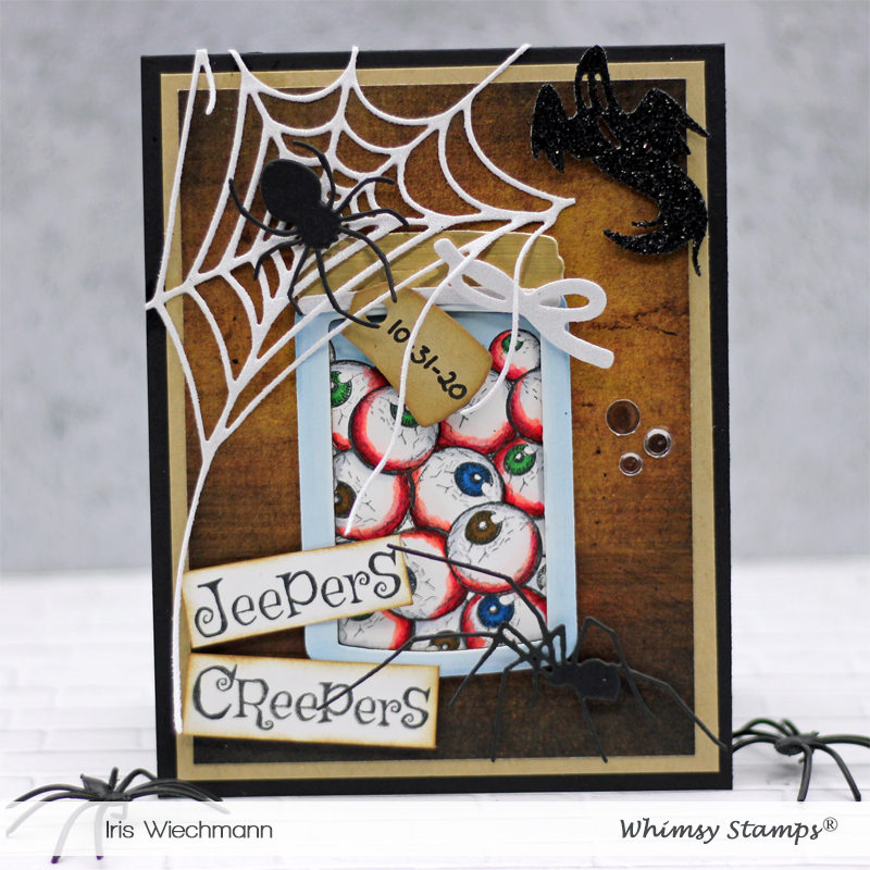 **NEW Jeepers Creepers Rubber Cling Stamp