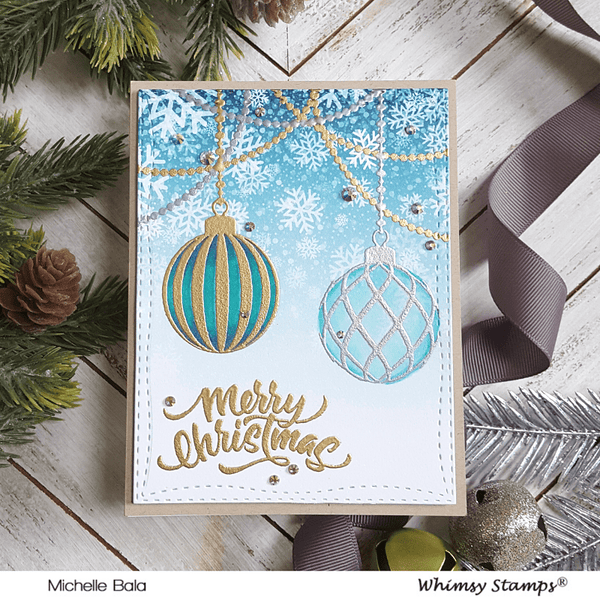 6x6 Paper Pack - Blurry Flurries | Whimsy Stamps