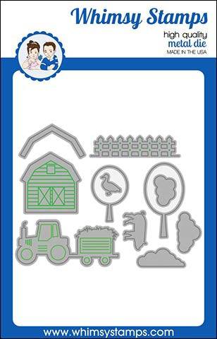 Build-a-Farm Die Set - Whimsy Stamps