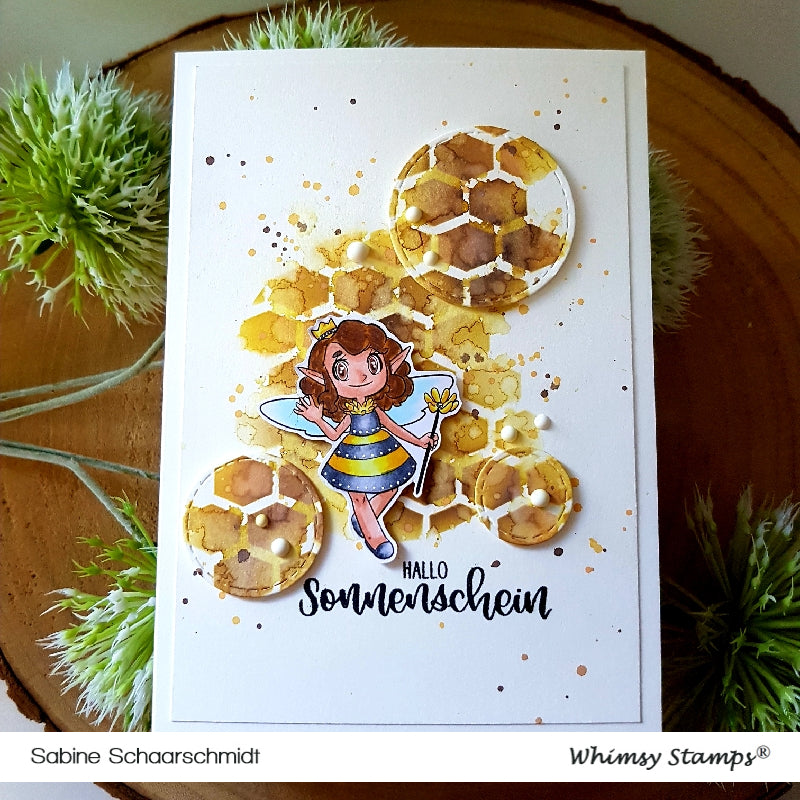 Bumblebee Fairy - Digital Stamp