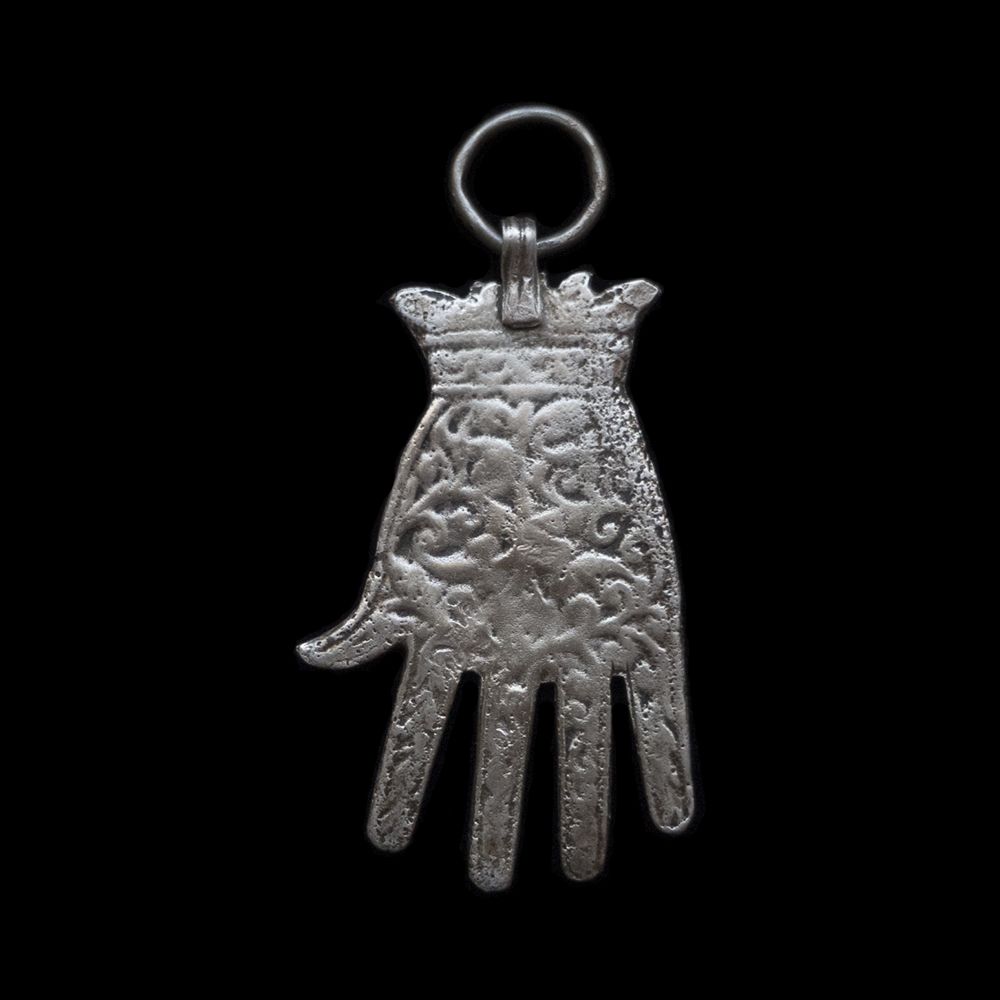 Berber Jewellery | Antique Silver Khamsa (Hamsa) from Morocco