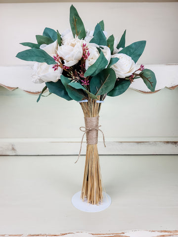 How to Wrap a Wedding Bouquet with Ribbon Step-By-Step