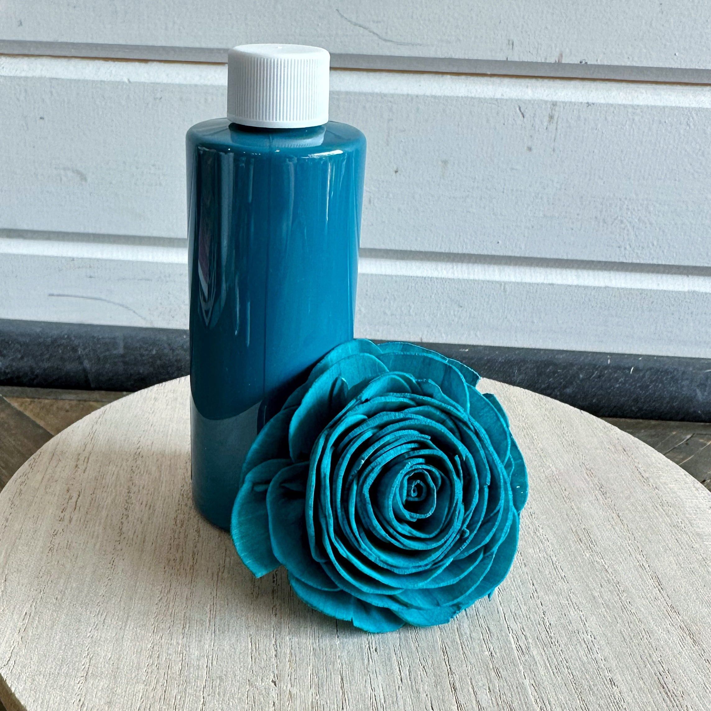 Wood Flower Dye (Low VOC paint), Teal