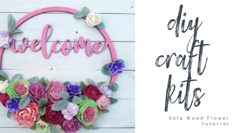 sola flower craft tutorial 