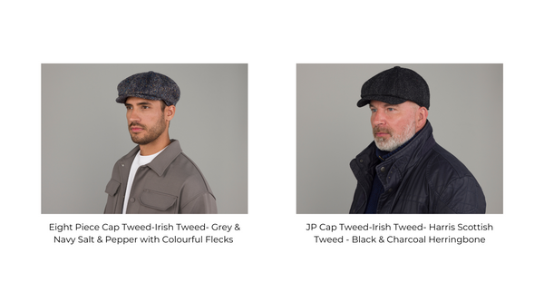 Eight Piece Cap Tweed & JP Cap Tweed