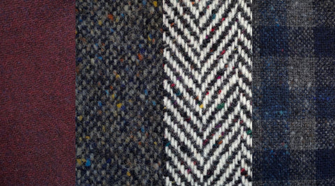 Vier Tweeds sind in der Herbst-Winter-Kollektion von Hanna Hats enthalten