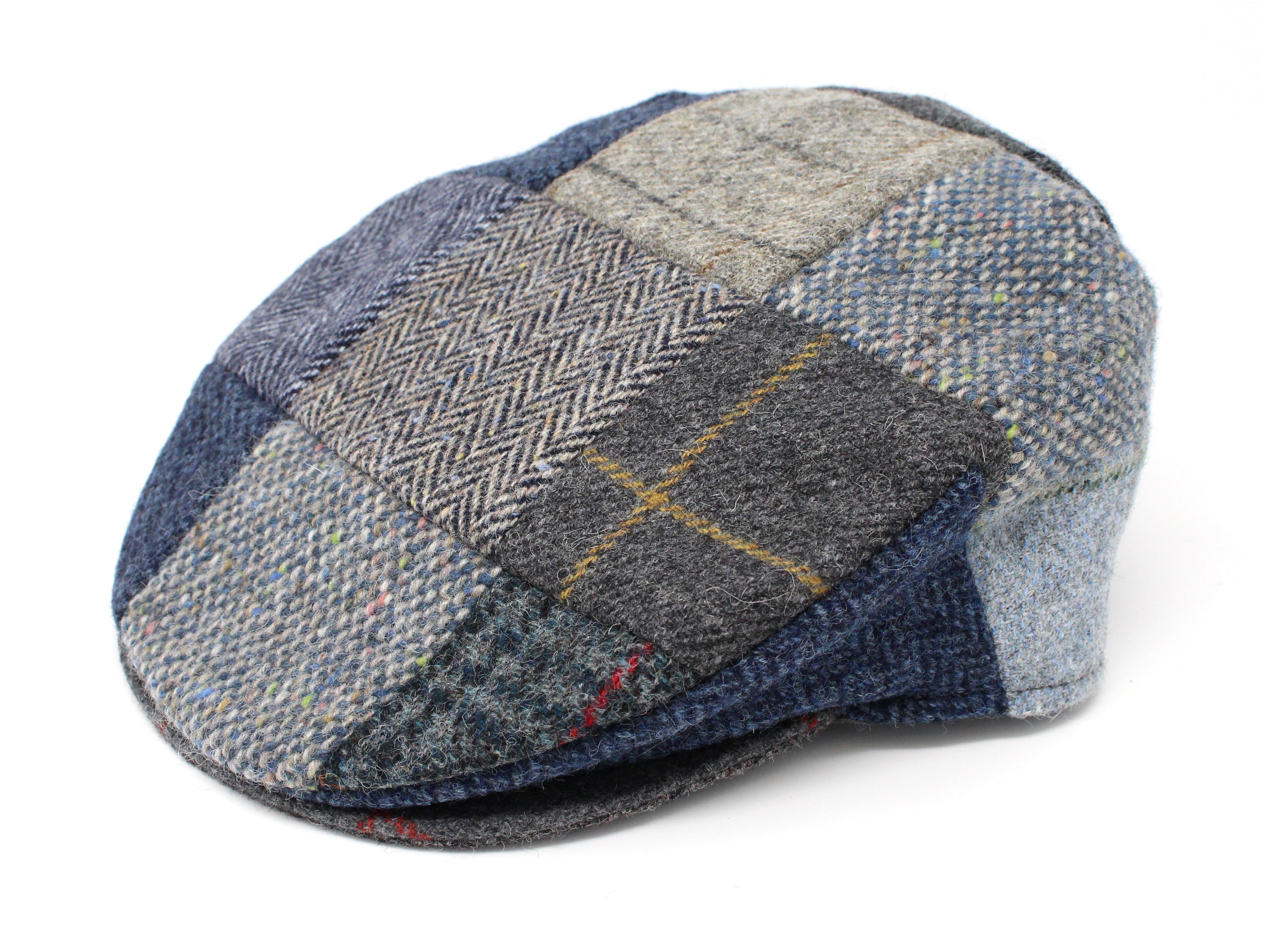 Vintage Cap Patchwork Grey/Blue Tweed – Hanna Hats of Donegal Ltd