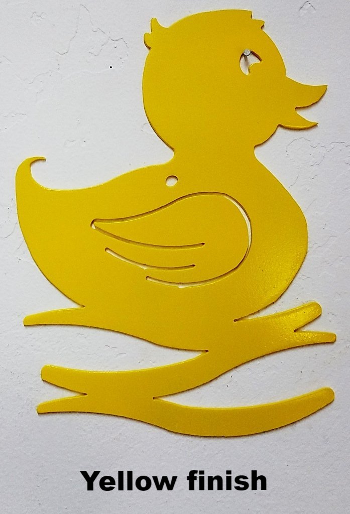 Rubber Duck Wall Art Silhouette Rubber Ducky Metal Wall Hanging Horsefly Metal Works Llc