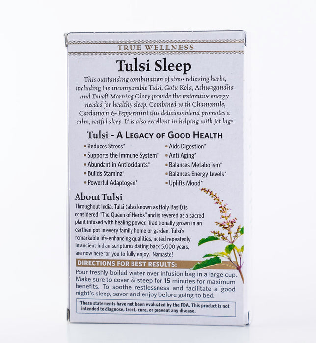 Organic India Tulsi Sleep True Wellness Tea 18 Tea Bags 1 01 Oz Hardin S Natural Foods