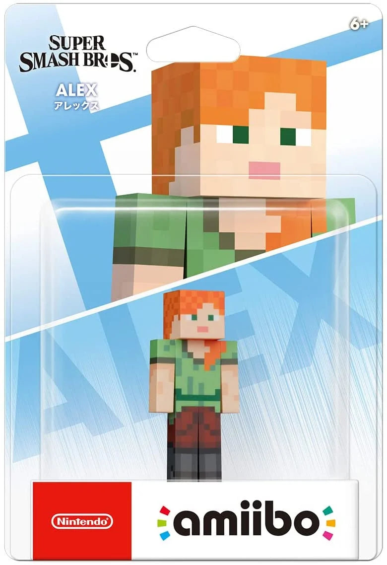 Amiibo Super Smash Bros Minecraft Alex