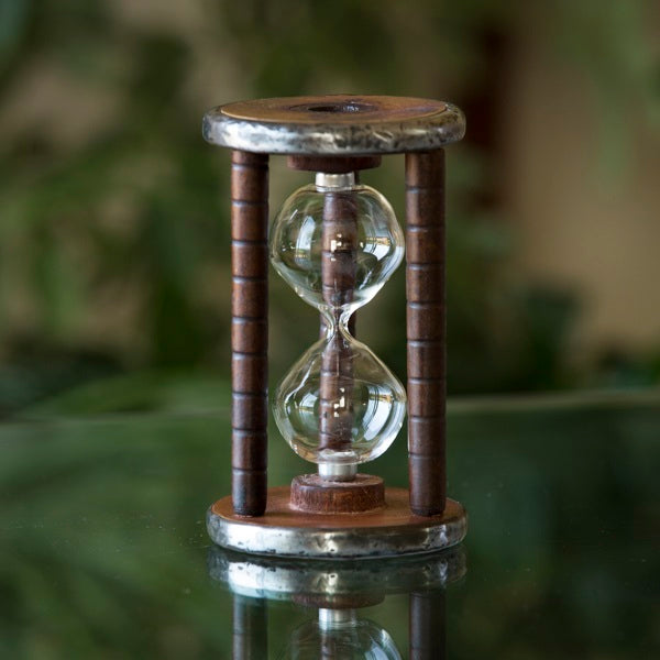 antique hourglass