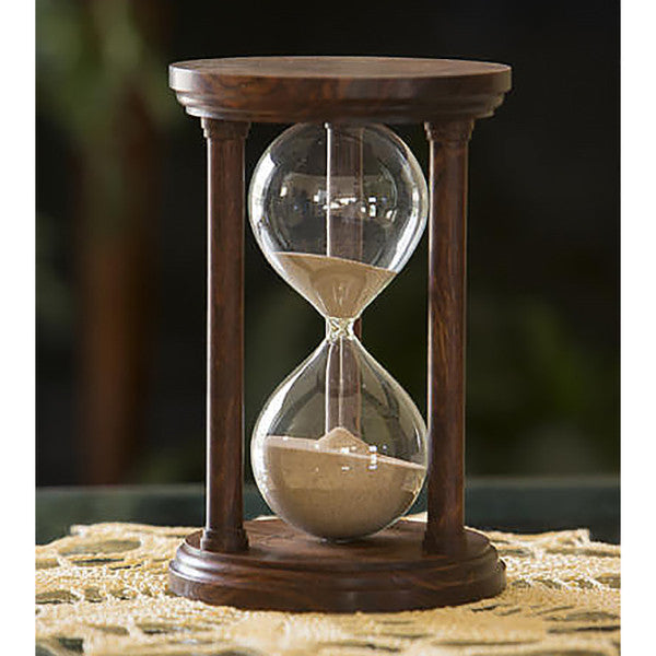 sand timer wooden