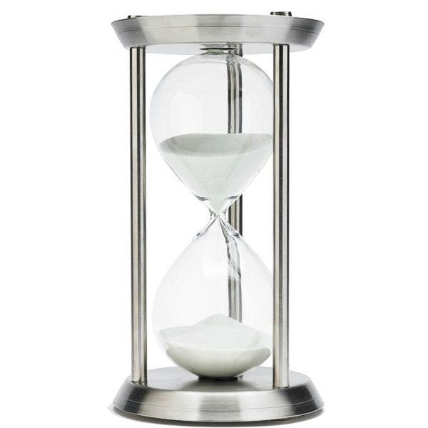 metal hourglass sand timer