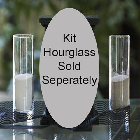 hourglass sand ceremony set