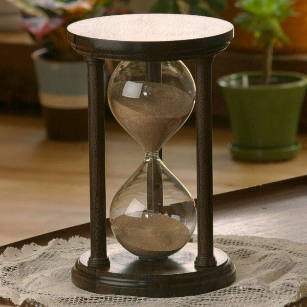 old fashioned sand timer