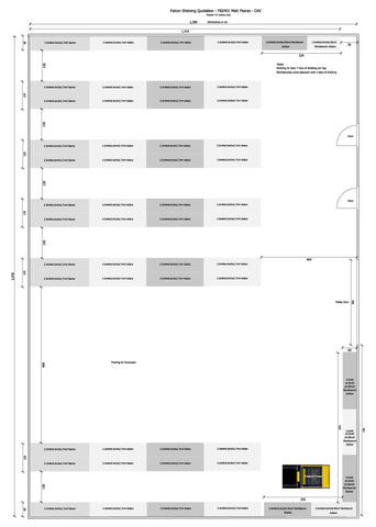 Fitout plan for a warehouse