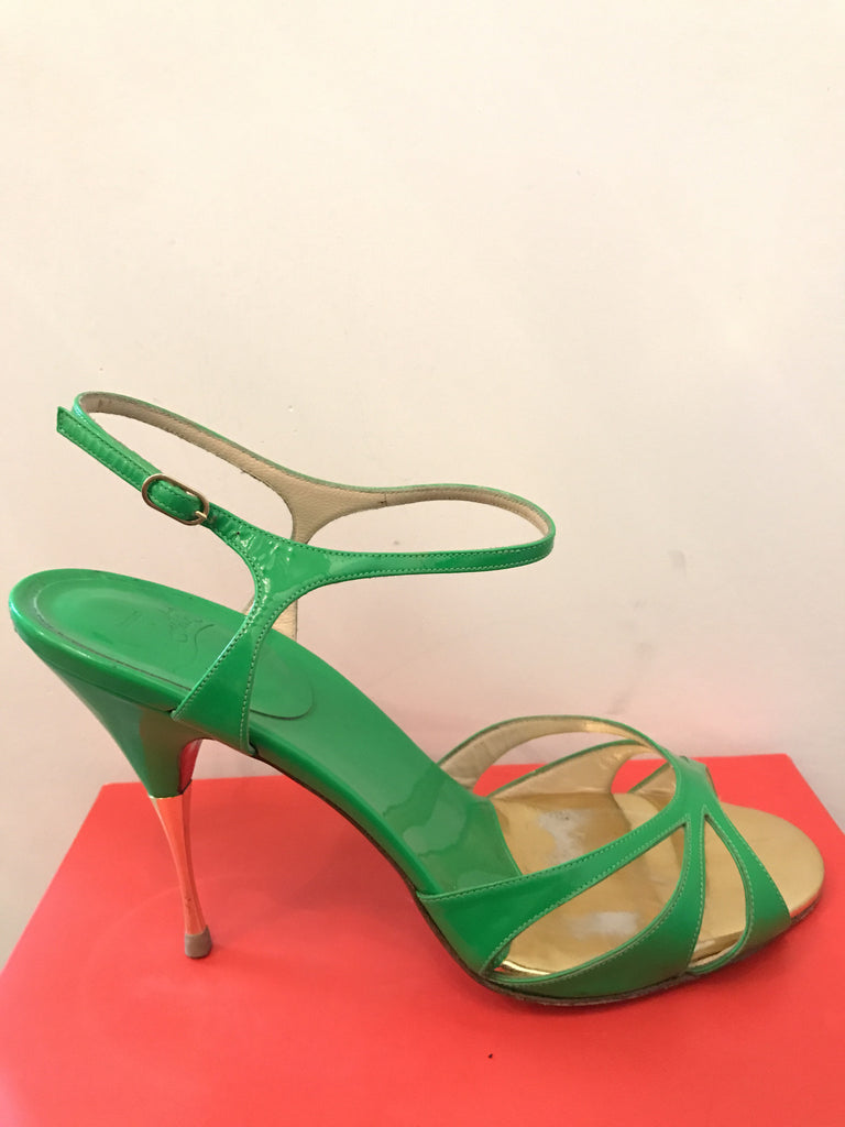 Lime Louboutin Sandal – Tiffany Blue 