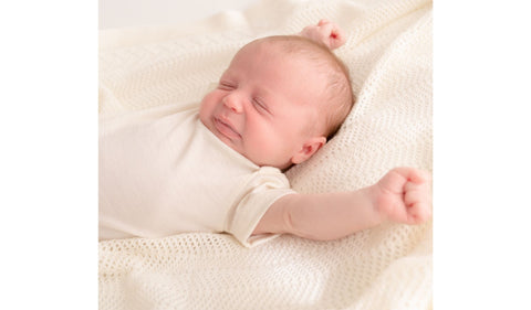 100% Superfine Merino Baby Bodysuits and Blankets