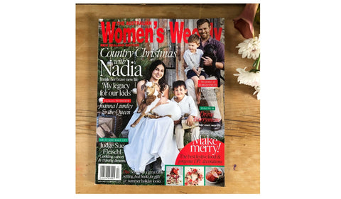 Cover Australian Women's Weekly and Nadia Lim And Wilderling
