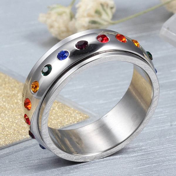 Rainbow Crystal Ring – Kay&P