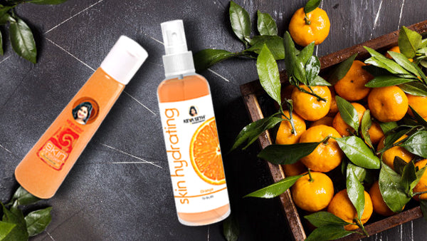 Skin Hydrating Orange Toner & Scrub by Keya Seth Aromatherapy