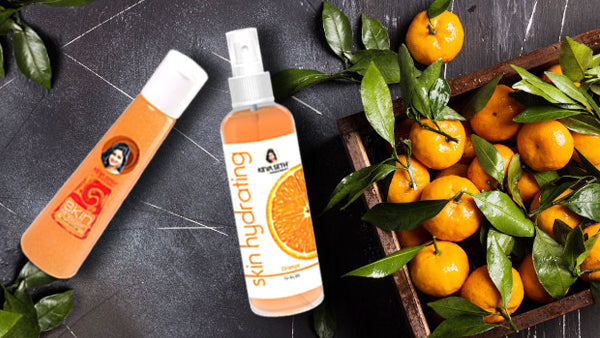 Skin Hydrating Orange Toner & Skin Eraser Orange 
