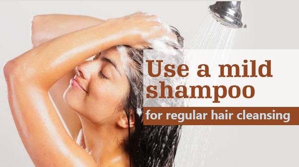 use proper shampoo for hair health