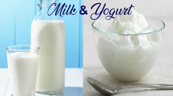 milk and yogurt for hair