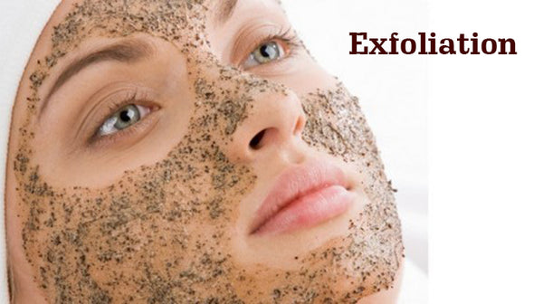 exfoliation removes acne marks