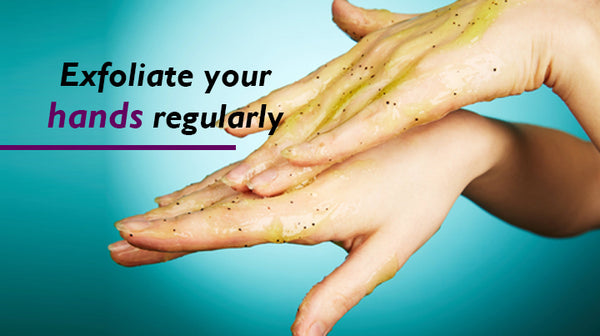 exfoliation is vital for soft beautiful hands