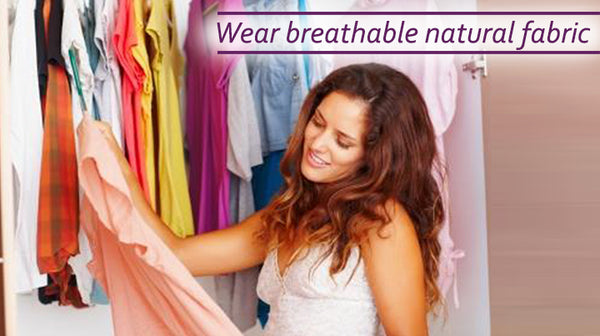 breathable natural fabric can reduce sweating 
