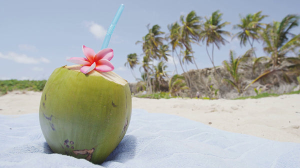 green coconut water for skin