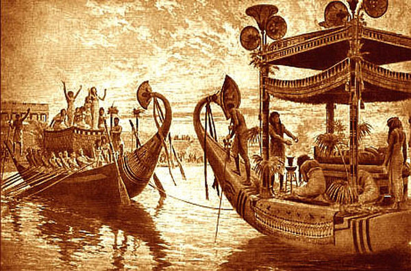 Cleopatra on voyage