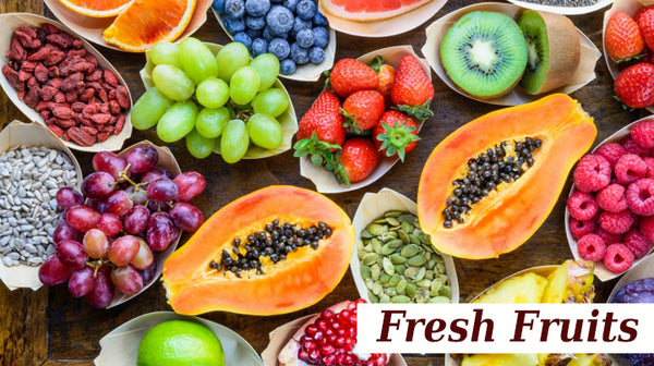 fresh fruits for wedding diet