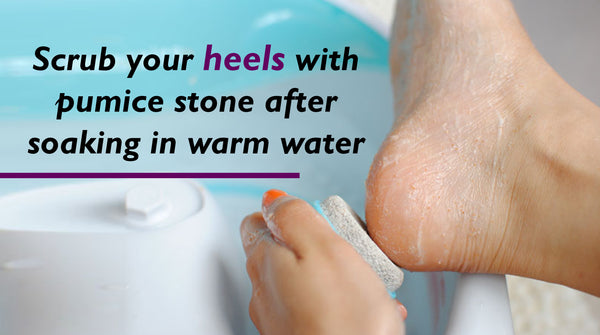 remove dead cells from heels