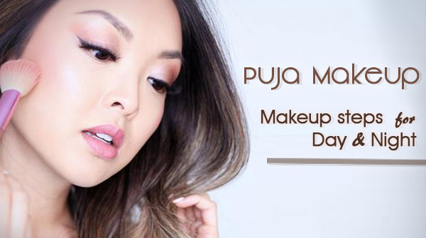 pujo day & night makeup