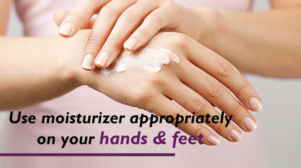 moisturize your hand repeatedly