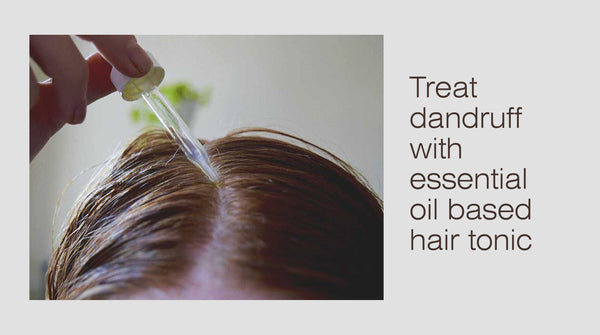 essential oil hair tonic for dandruff