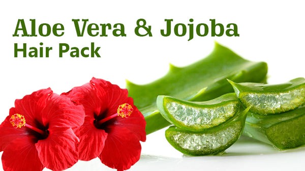 aloe vera and jojoba hair pack 