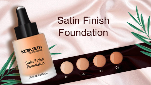 Satin Finish Foundation in 4 shades