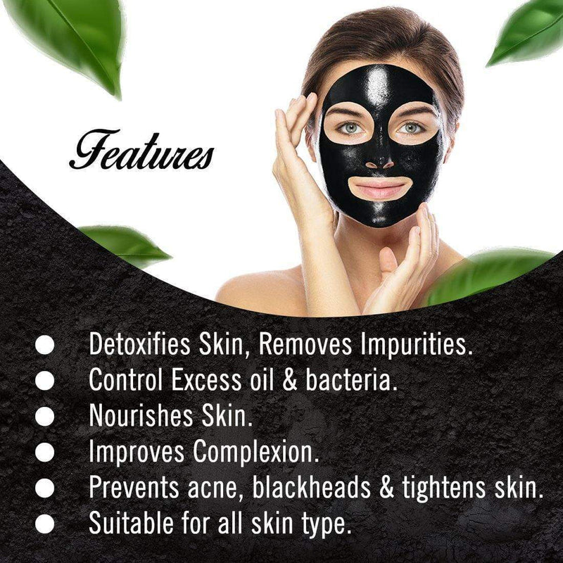 Activated Charcoal Peel Off MaskMask remove blackheads  whiteheads    FEMICA