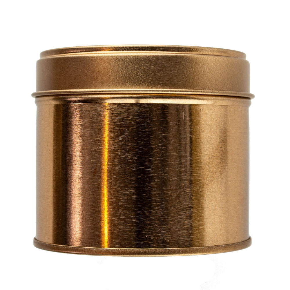 Rose Golden Candle Tins With Lids Round Metal Can Kit For - Temu