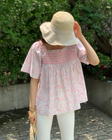 The Vacation Shop Betsy Summer Smocked Blouse/Dress (2 Colours)