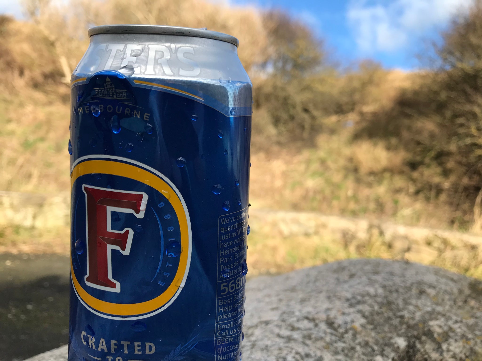 For some reason, the locals seem to drink a lot of Fosters!