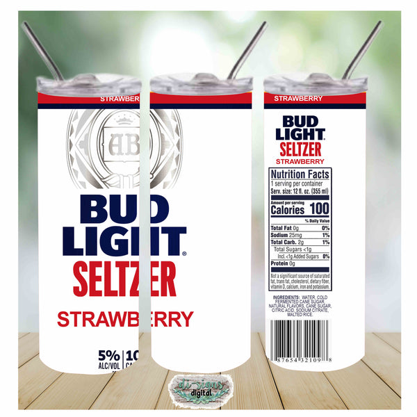 Download Bud Light Seltzer STRAWBERRY LABEL digital image for ...