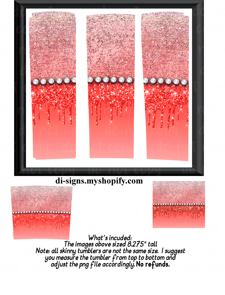 Download Diamonds Red Glitter Blank digital image for skinny ...