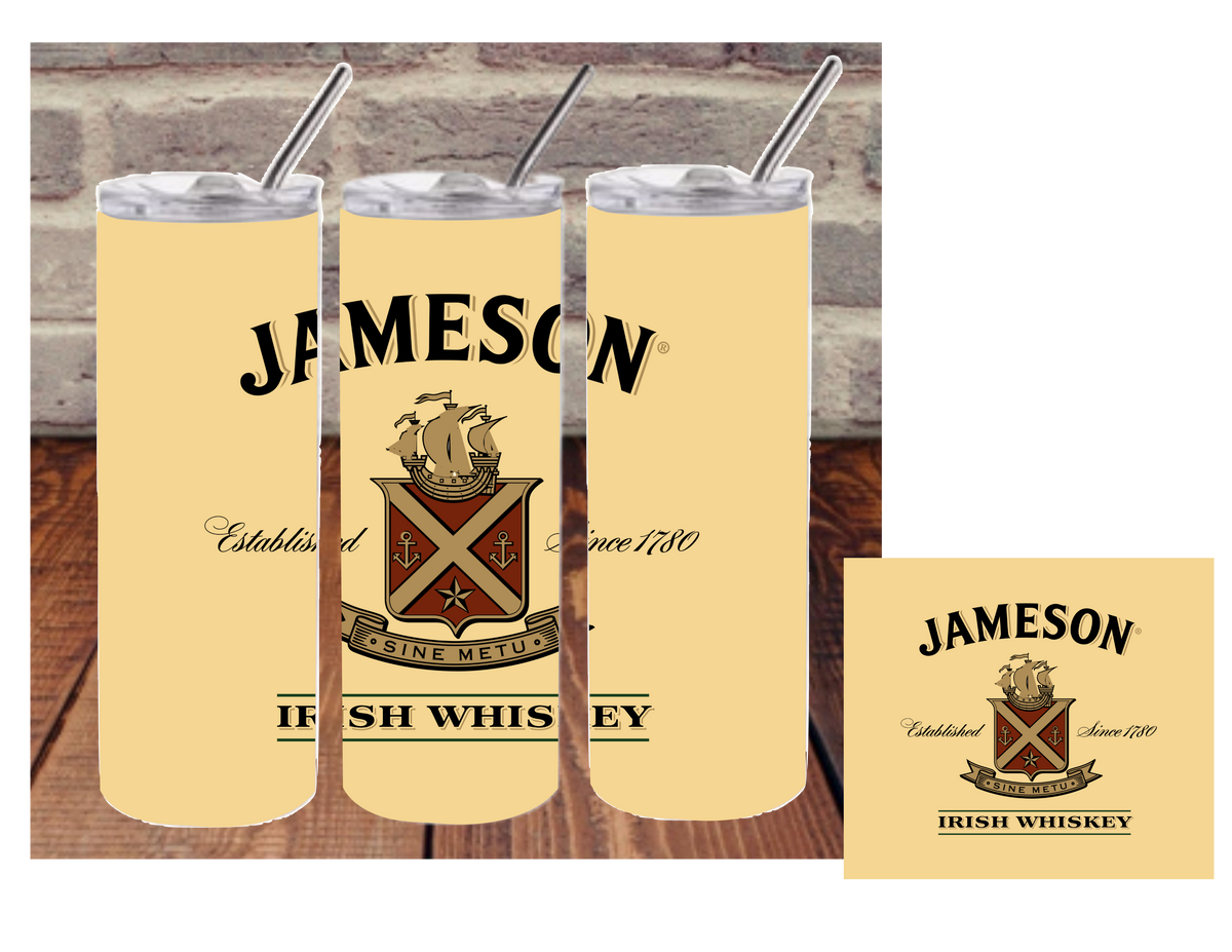 Download Jameson full label digital image for skinny tumblers ...