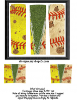 Download Baseball Softball V Digital File For 20oz Sublimation Tumbler Digital Di Signs