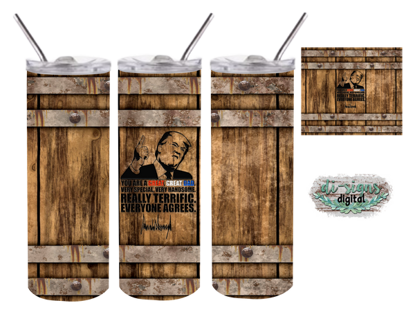 Download Barrel Trump Great Dad Digital Image For Skinny Tumblers Sublimation Digital Di Signs